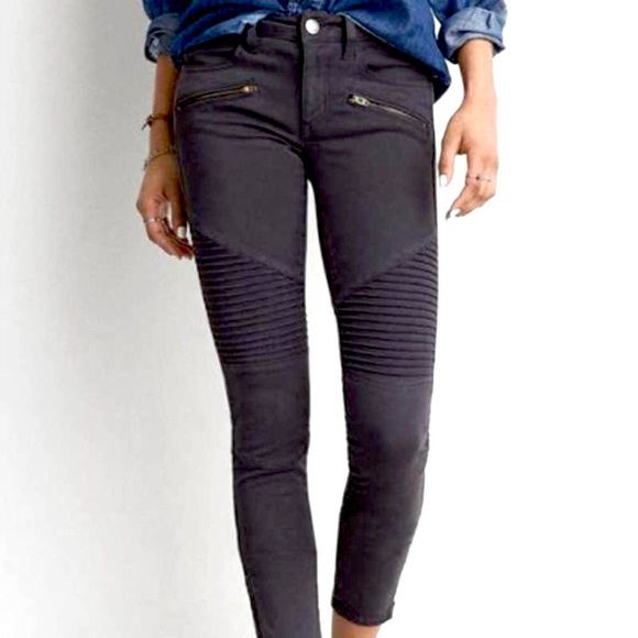 American Eagle Outfitters Denim - American Eagle Black Moto Skinny Jeans Denim Hi Rise Jegging